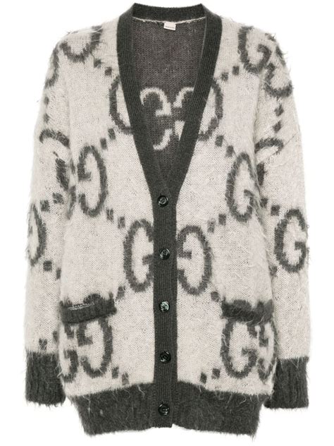 used gucci cardigan|Gucci reversible cardigan.